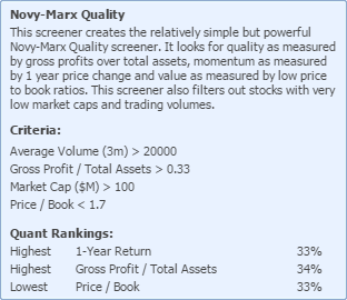 novy-marx criteria