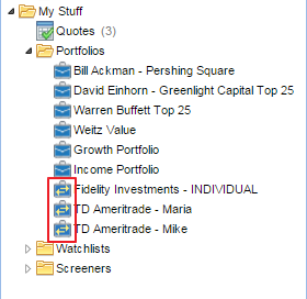 linked portfolios