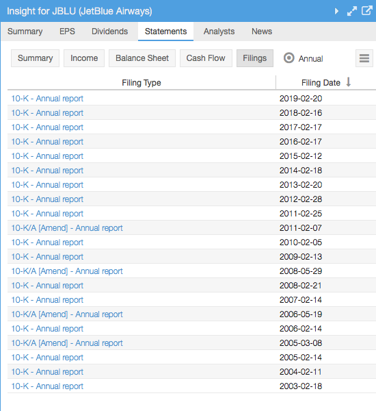 Click to enlarge homepage in insight panel