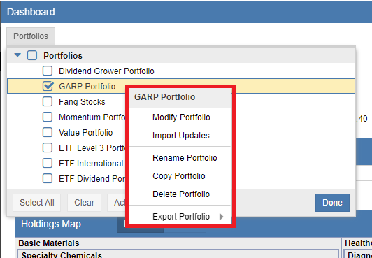Portfolios