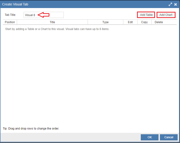 Create Visual Tab