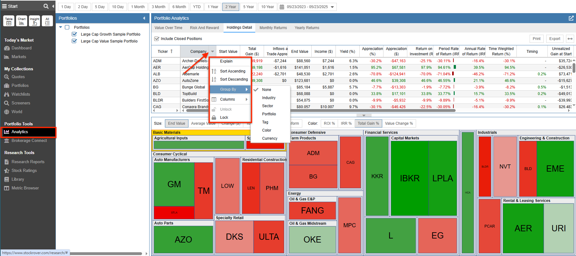 right-click analytics