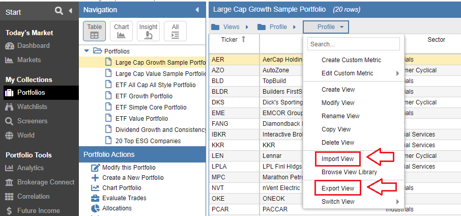 Import and Export
