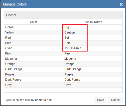 New Color Names