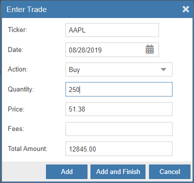 enter trade