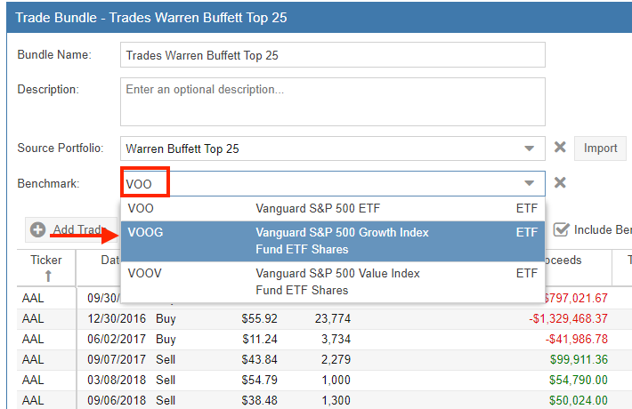 etf benchmark