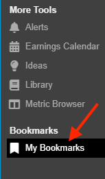 bookmark start menu